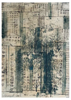Sigita Daugule, Houses, 2001, Oil on Canvas