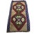 Blue Small Vintage Turkish Traditional Kilim Rug For Sale - Image 8 of 11