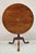 Antique Chippendale Style Round Tilt Top Pinwheel Inlay Ball and Claw Side Table For Sale - Image 12 of 12