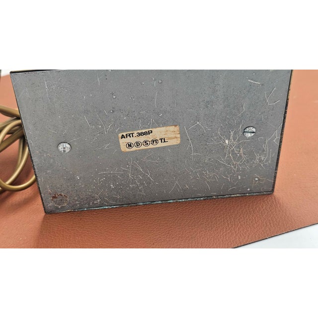 Vintage Brass Banker Lamp, 1970s For Sale - Image 6 of 8