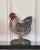French Country Rustic European Rooster Hand Carved & Painted Wood Figurine For Sale - Image 3 of 11