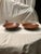 One wooden bowl labeled MUNISING Features solid Maplewood, footed legs, and a handle, making it easy to serve with. The...