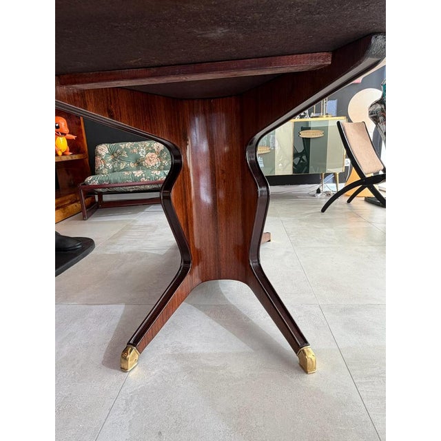 1950s Dining Table in Mahogany by Osvaldo Borsani, 1950s For Sale - Image 5 of 10