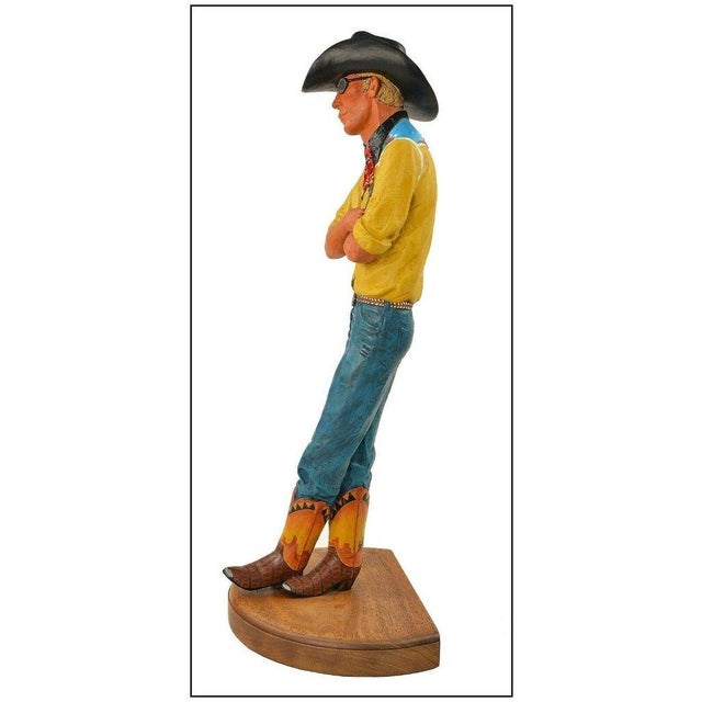 Figurative Late 20th Century Causal Cowboy, Star Liana York For Sale - Image 3 of 6