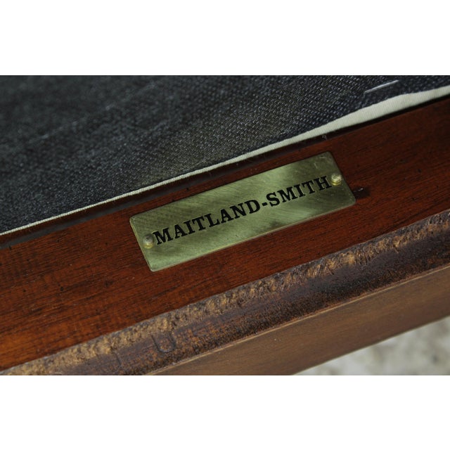 Set of 8 Maitland Smith Chippendale Mahogany Dining Room Chairs For Sale - Image 17 of 18