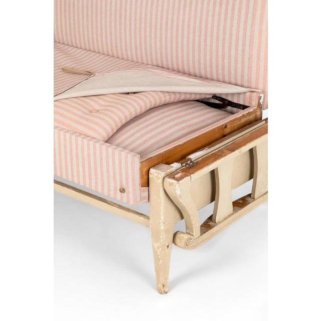 Antique Gustavian Sofa in Pink Linen, 1890s For Sale - Image 15 of 17