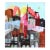 City Layers - Original Contemporary Cityscape Acrylic Painting on Canvas by Maria C Bernhardsson For Sale