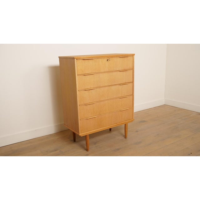 Vintage Danish Teak Chest of Drawers For Sale - Image 3 of 9