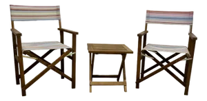 Mid-Century Chairs and Coffee Table, 1960s, Set of 3