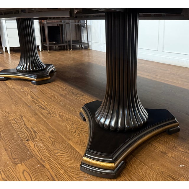 Maitland - Smith Transitional Style Walnut Dining Table For Sale - Image 17 of 18