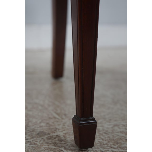 Set of 8 Kindel Mahogany Shield Back Dining Chairs For Sale - Image 10 of 18