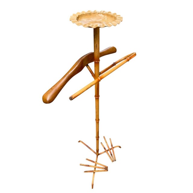 Metal French Faux Bamboo Valet Stand, 1960s For Sale - Image 7 of 12