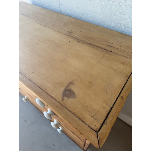 Antique Pine Two Over Three Drawers - Chest of Drawers From England For Sale - Image 13 of 18
