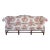 1990s Floral Chippendale Style Sofa For Sale