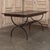 Country French Hand Forged Iron Dining Table With Antique Oak Top For Sale - Image 15 of 18
