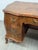 Italian Rococo Bombe Pedestal Desk, Olive Wood For Sale - Image 4 of 12