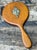 Vintage Art Nouveau Carved Wood Handheld Mirror For Sale - Image 11 of 12