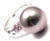 2000 - 2009 Cartier 18k White Gold Tahitian Pearl Diamond Pink Sapphire Ring For Sale - Image 5 of 10