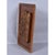 1970s Hand-Carved Wood Relief Portrait With Leather Backdrop and Oak Frame For Sale - Image 5 of 13