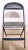 Metal 4 Vintage Folding Chairs in Blue Oilcloth Steel and Chrome by Cosco For Sale - Image 7 of 11