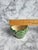 1970s Green Glazed Majolica Lotus Leaf Planter For Sale In San Francisco - Image 6 of 8