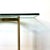 Mid 20th Century Hollywood Regency Style Glass and Brass Console Table For Sale - Image 11 of 13