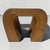 1970s 1970s Vintage Split Reed and Glass Waterfall Side Table For Sale - Image 5 of 7
