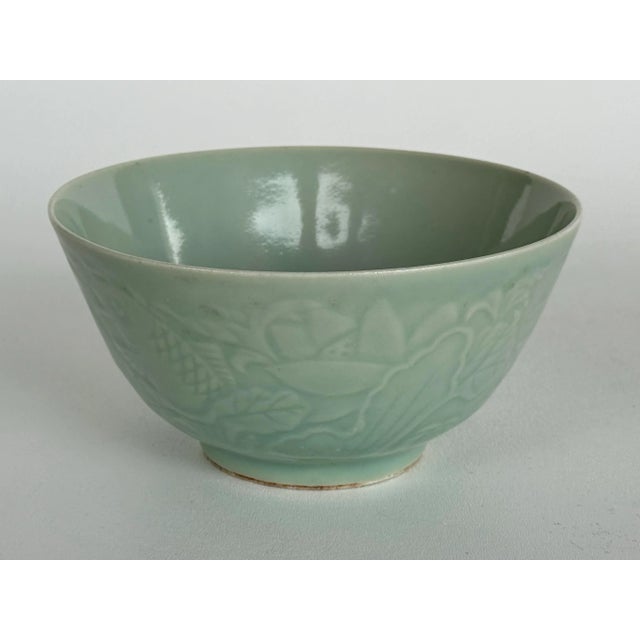 Vintage Asian Celadon Bowl For Sale In Miami - Image 6 of 6