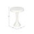Kenneth Ludwig Chicago Scalloped White Round Drinks Table For Sale - Image 4 of 8
