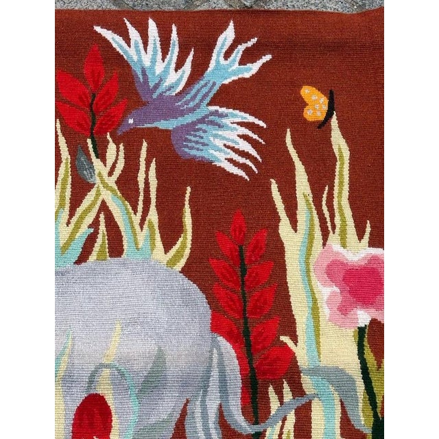 Modern French Aubusson Tapestry by Michèle Ray Vif Dargent, 1950s For Sale - Image 6 of 18