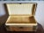 Brown Small 19th Century American Travel Trunk Train Case For Sale - Image 8 of 11
