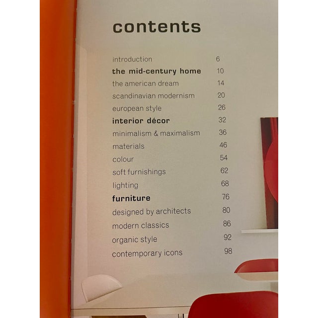 Mid Century Modern book by Bradley Quinn. Hardcover with jacket. One hundred seventy pages with color photographs.