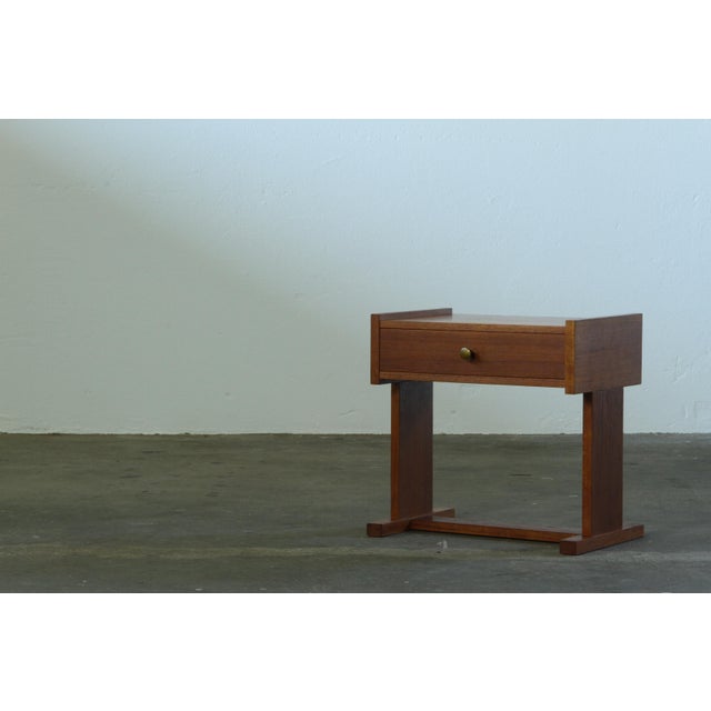 Small Teak Bedside Table, 1960s For Sale - Image 6 of 18