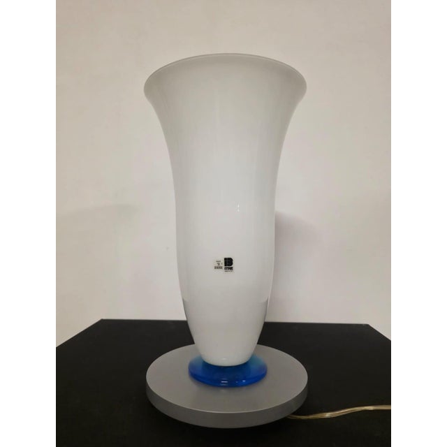 Glass Murano Glass Table Lamp from Itre, 1990s For Sale - Image 7 of 8
