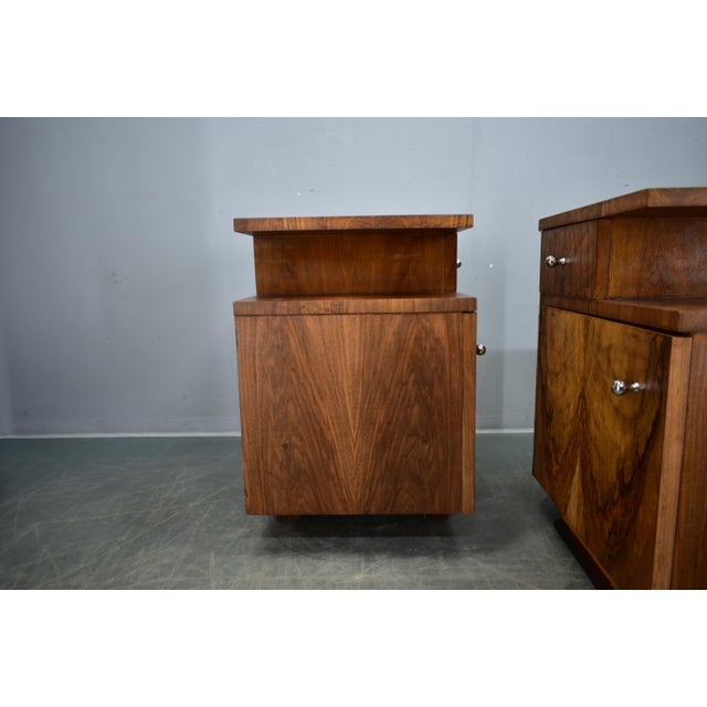Art Deco Bedside Tables, Former Czechoslovakia, 1930s, Set of 2 For Sale - Image 17 of 18