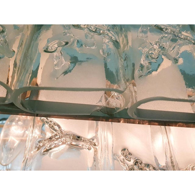 Glass Hanging Light attributed to Doria, Germany, 1960s For Sale - Image 13 of 18