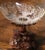 19th Century Swiss Black Forest Carved Walnut and Etched Crystal Centerpiece For Sale In Dallas - Image 6 of 13