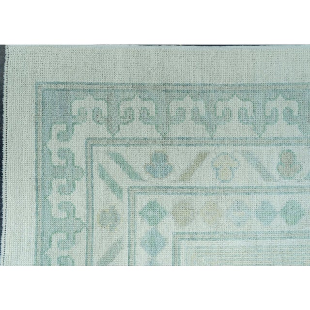 Turkish Oushak Rug 9'4" x 12'6" #19402 For Sale - Image 4 of 8