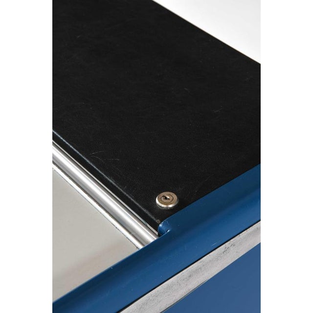 Mid-Century Desk in Aluminum, Lacquer, Laminate and Teak attributed to George Nelson, 1960s For Sale - Image 10 of 11