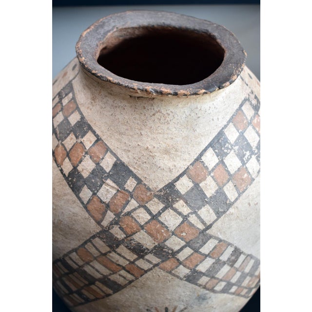 Moroccan Ceramic Vessel I For Sale - Image 4 of 4