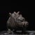 Late 19th Century Gilt Bronze Boar Statue, Mythical Pig Figure, 1.2kg For Sale - Image 4 of 9