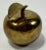 Vintage "20 Years in Education" Oversized Brass Apple With Exaggerated Stem For Sale In Kansas City - Image 6 of 9