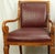 Maroon 19th Century William IV Regency Upholstered Satinwood Armchairs - a Pair For Sale - Image 8 of 13