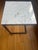 Contemporary Parsons Marble Side Table For Sale - Image 3 of 6