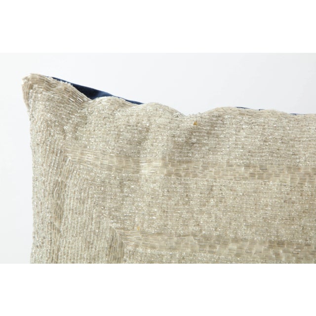 1960s Vintage Beaded Pillows - Set of 3 For Sale - Image 5 of 7