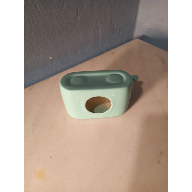 Tank Ornament Sculpture in Hand-Painted Ceramic Mold Risico from Artigianato Italiano For Sale - Image 17 of 18