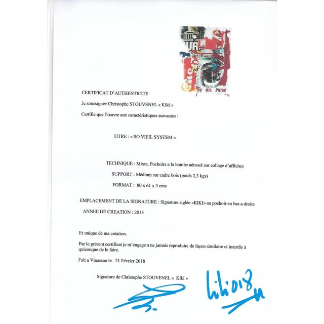 Contemporary Christophe Stouvenel, So old system, 2015, Mixed Media For Sale - Image 3 of 5