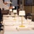 The Poldina Classic cordless, rechargeable battery lamp by Zafferano reimagines the traditional table lamp with a...