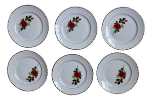 Bohemian Serving Plates, France, 1950, Set of 18