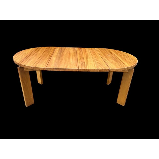 Wood Vintage Elm Dining Table from Maison Regain, 1970s For Sale - Image 7 of 11